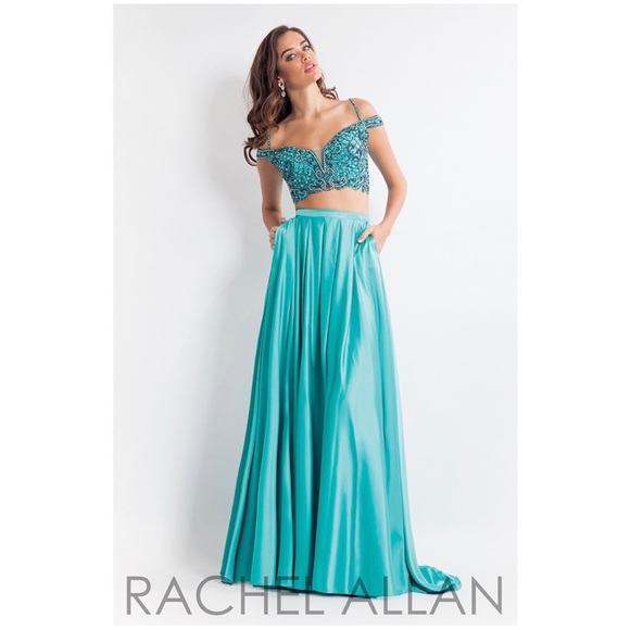 Rachel Allan Dresses & Skirts - 6020 Rachel Allan jade formal dress